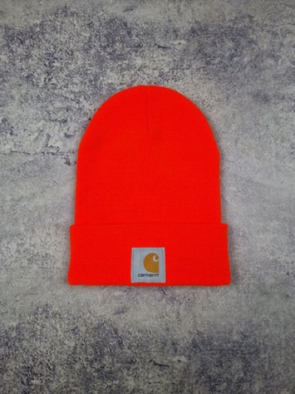 😎 Carhartt Brite Orange Streetwear beanie
